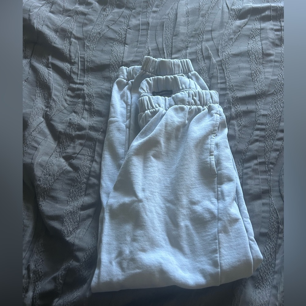 Brandy Sweats 
Cuffed
Baby blue